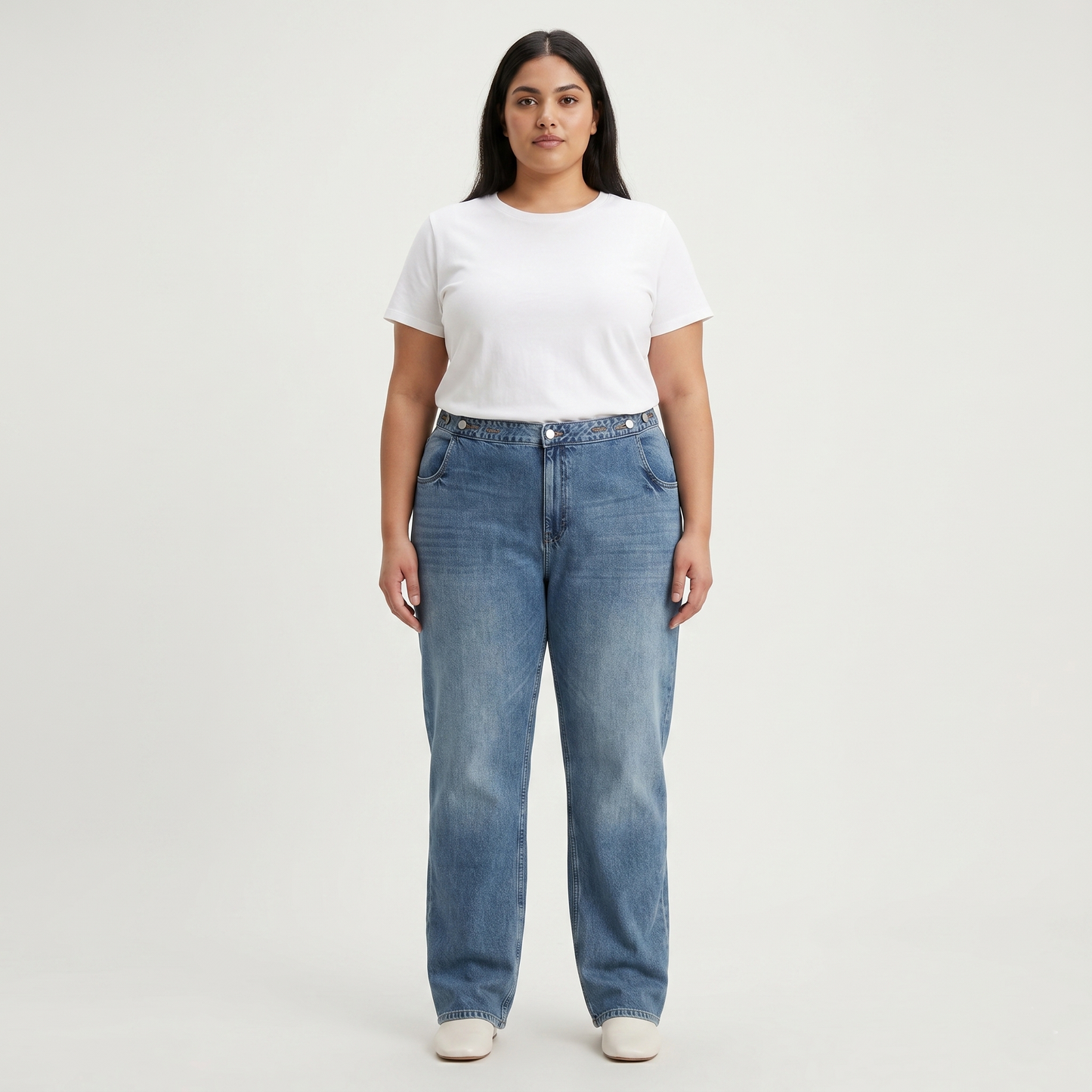 Vintage Fade Straight Fit Denim Jeans PSW-11092