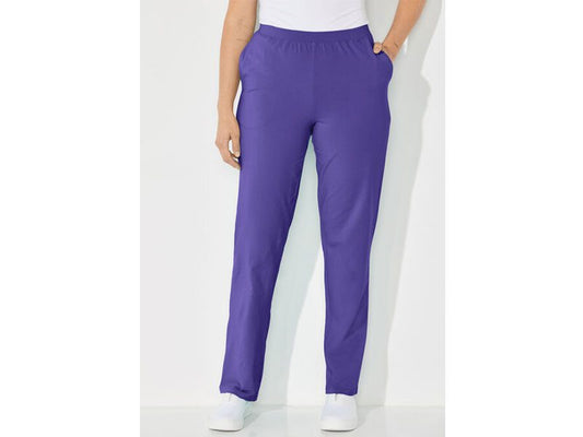 Violet Stretch Cotton Plus Size Women Pants PSW-5585