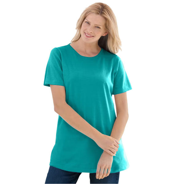 Waterfall Perfect Short-Sleeve Crewneck Tee PSW-9143