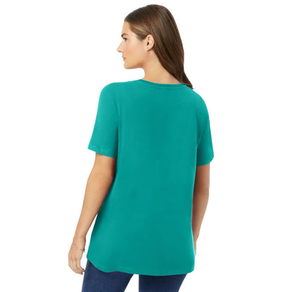 Waterfall Perfect Short-Sleeve Crewneck Tee PSW-9143