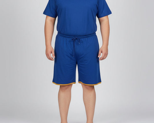 Royal Blue Cotton Jersey Short PSM-11050
