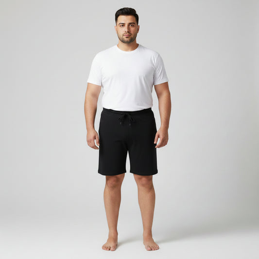 Black Essential Jersey Shorts PSM-11051