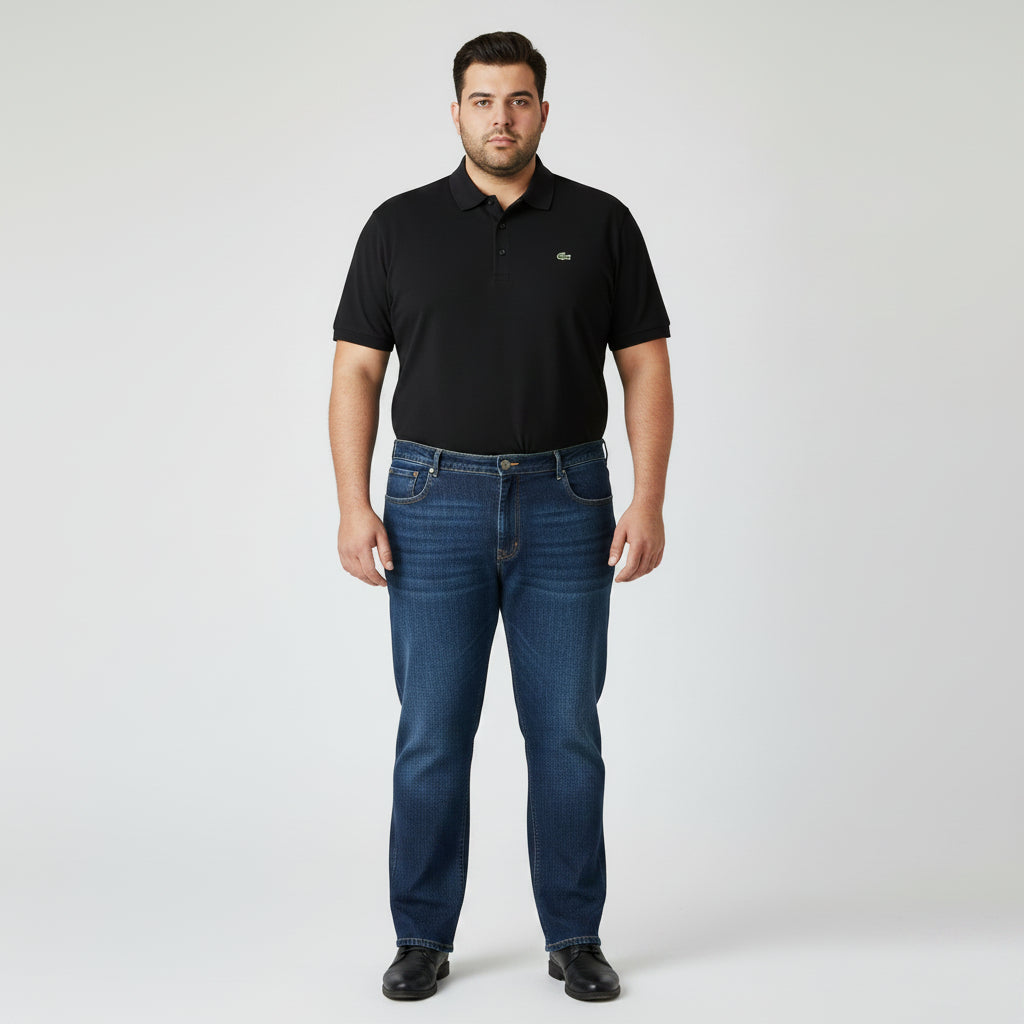 Vintage Wash Blue Denim Jeans PSM-11218
