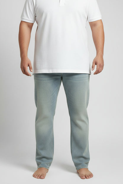 Vintage Wash Straight Fit Jeans PSM-11243