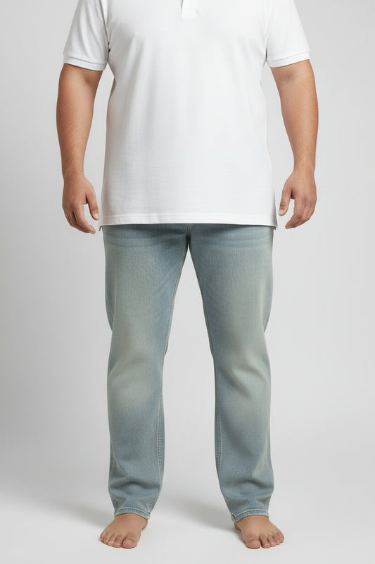Vintage Wash Straight Fit Jeans PSM-11243