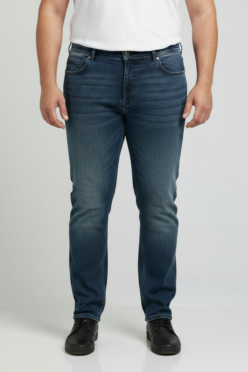 Indigo Wash Slim-Fit Jeans PSM-11257