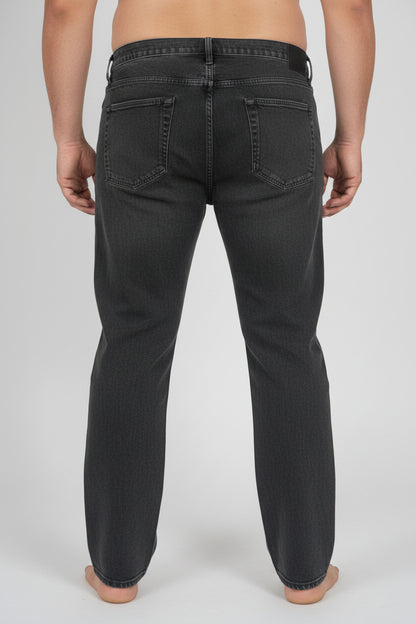 Classic Black Straight Fit Jeans PSM-11244
