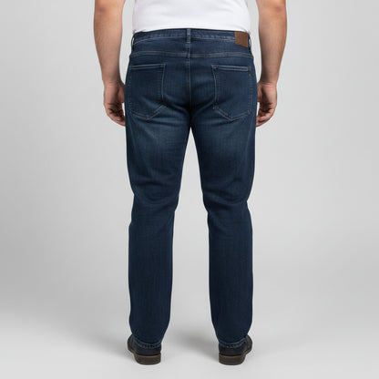Classic Dark Indigo Straight-Fit Jeans PSM-11258