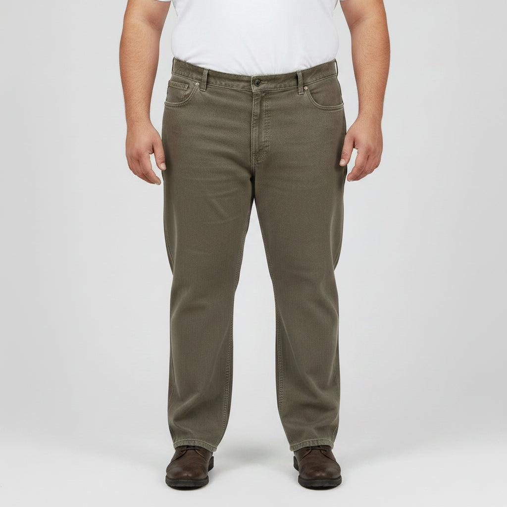 Twill Cotton Straight Fit Jeans PSM-11256