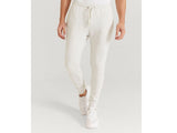 White Fleece Slim Fit Joggers PSM-4151