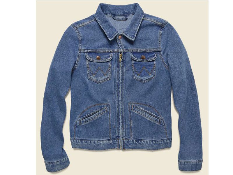 Blue Denim Heritage Zip Jacket PSW-7535