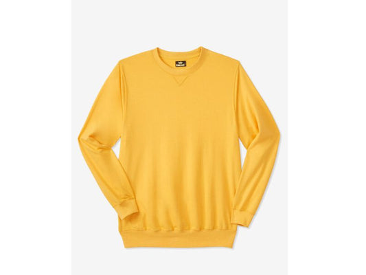 Yellow Gold Lightweight Terry Crewneck Sweatshirt PSM-6231