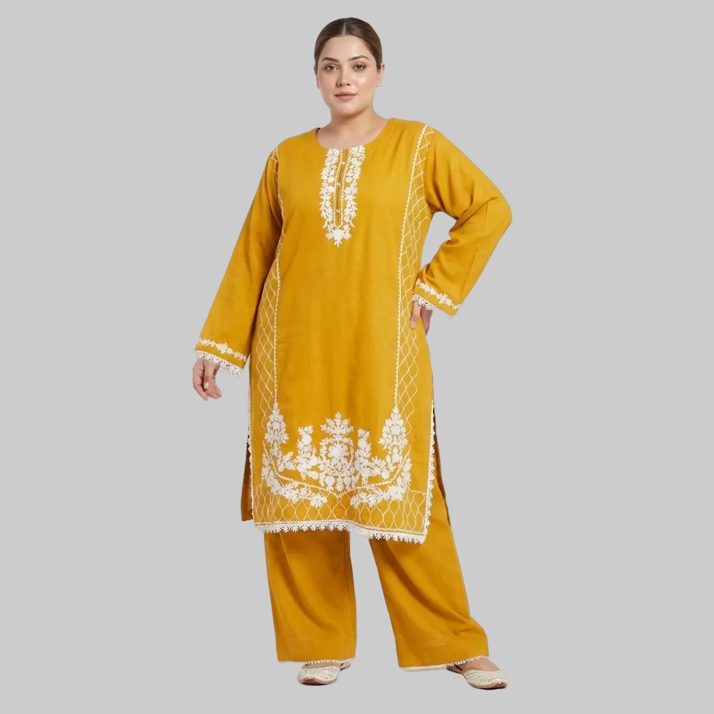 Zeenat Dhanak Embroidered 3-Piece Suit PSW-10397