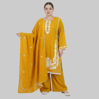 Zeenat Dhanak Embroidered 3-Piece Suit PSW-10397