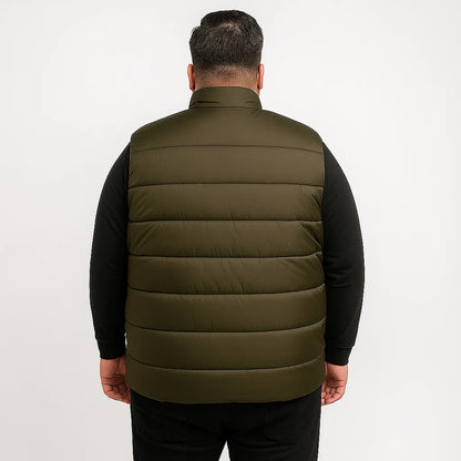Forest Peak Plus-Size Sleeveless Puffer Jacket PSM-8640