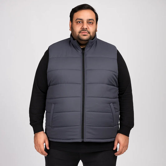 Stealth Peak Plus Size Sleeveless Puffer Jacket PSM-8645
