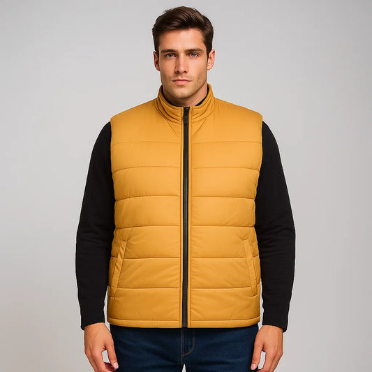 Sierra Peak Plus Size Sleeveless Puffer Jacket PSM-8637