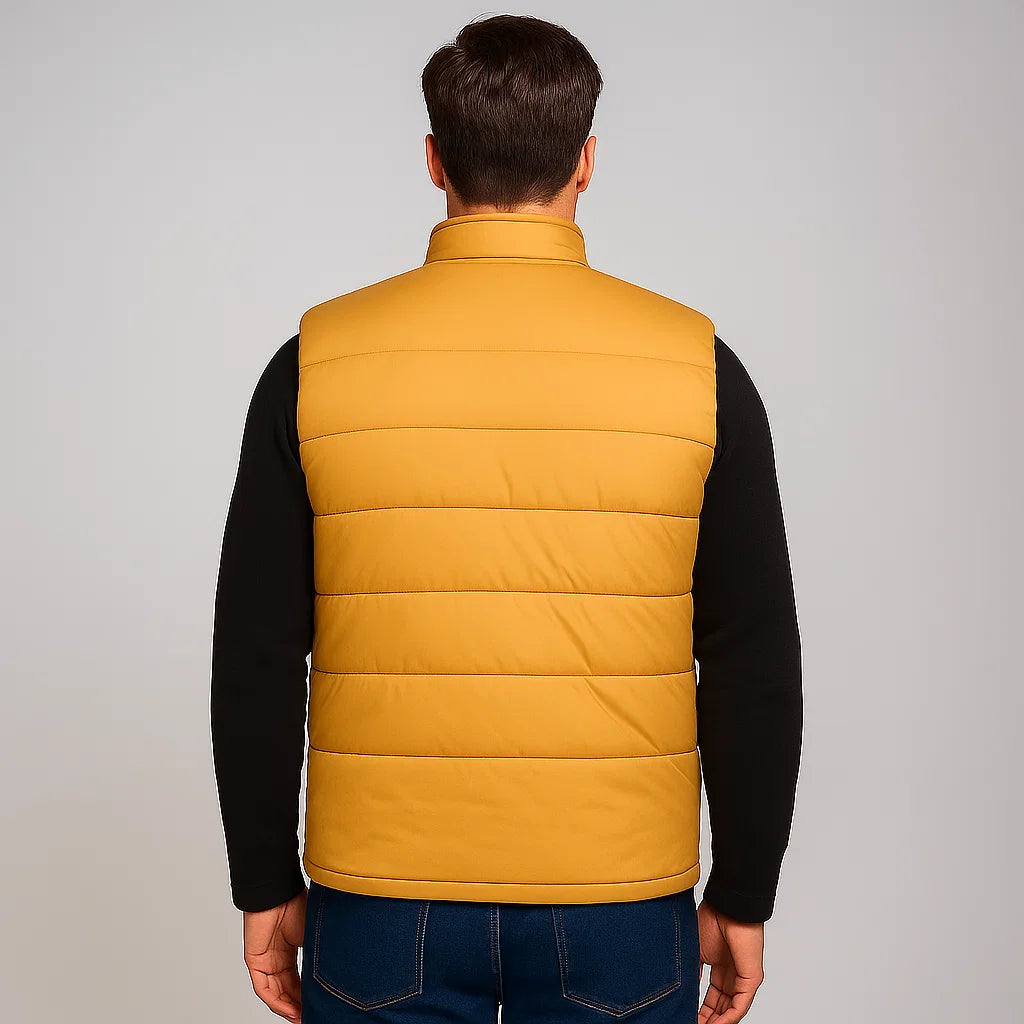 Sierra Peak Plus Size Sleeveless Puffer Jacket PSM-8637