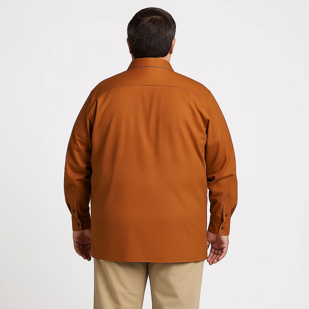 Cedar Flannel-Lined Twill Shirt Jacket PSM-6626