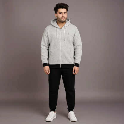 Comfy Luxe Plus-Size Cotton Fleece Tracksuit PSM-8703