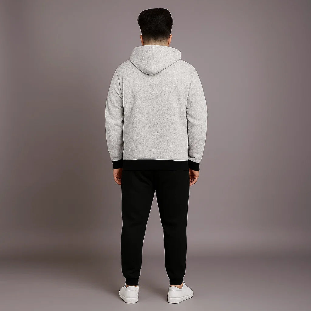 Comfy Luxe Plus-Size Cotton Fleece Tracksuit PSM-8703
