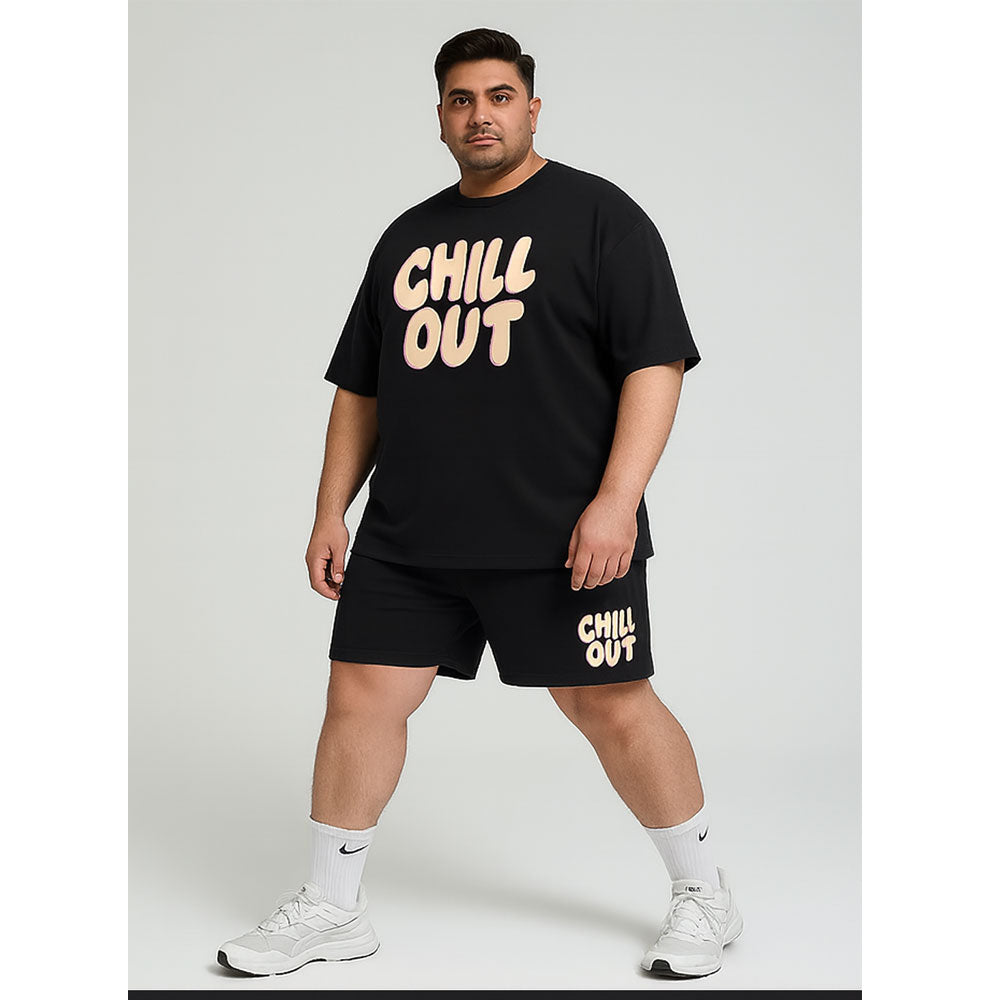 Chill Out Plus-Size Shorts Set PSM-9903