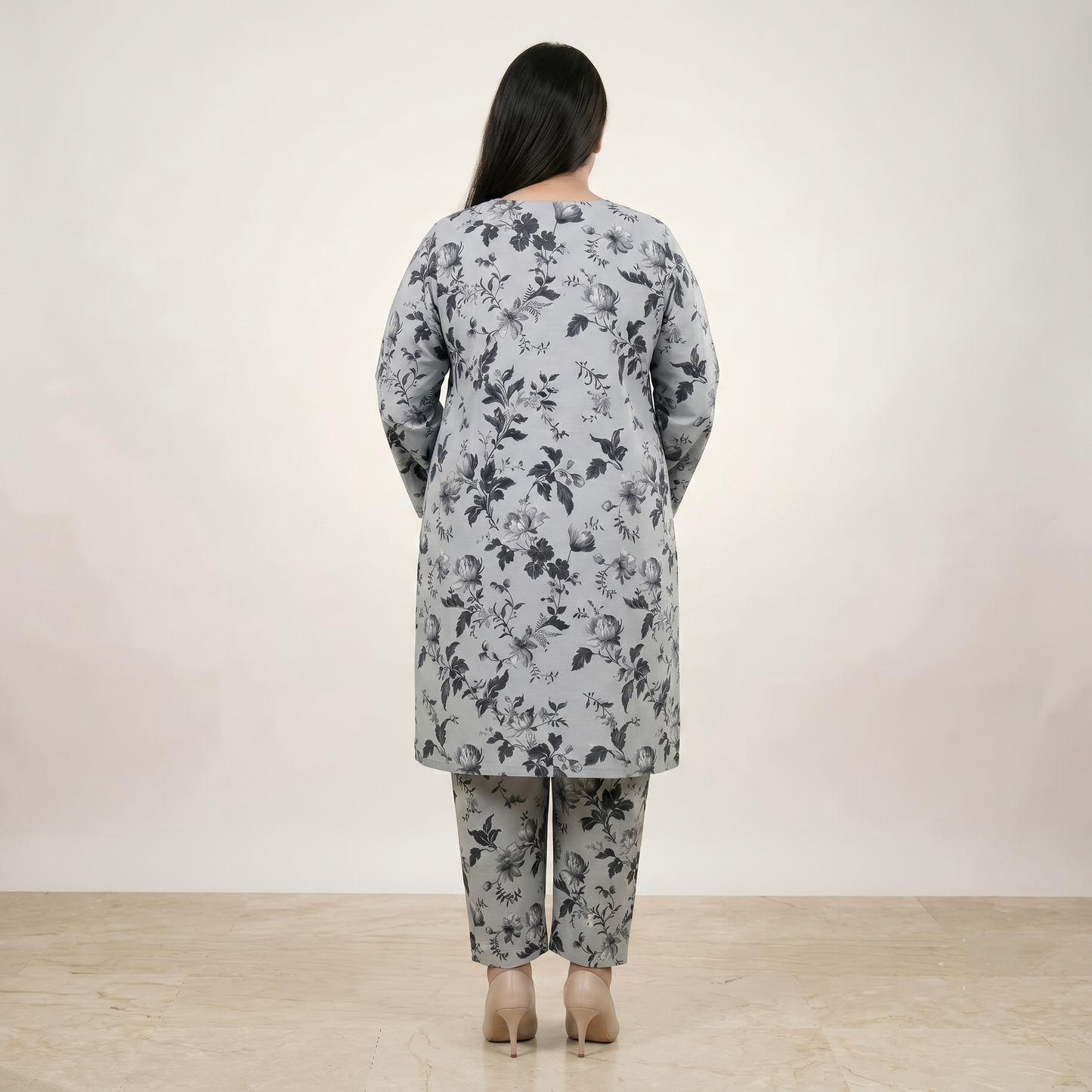 Sterling Flora Luxe – Premium Embroidered Lawn Ensemble PSW-11230