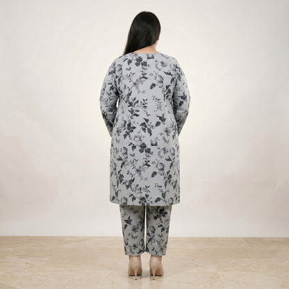 Sterling Flora Luxe – Premium Embroidered Lawn Ensemble PSW-11230