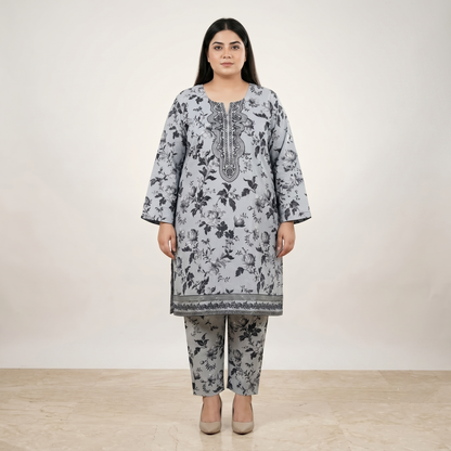Sterling Flora Luxe – Premium Embroidered Lawn Ensemble PSW-11230