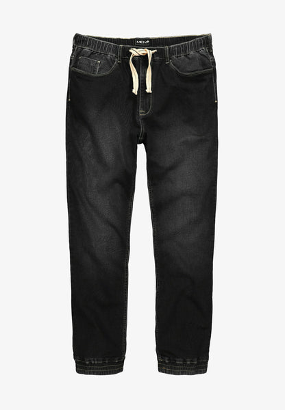 BlackEase Drawstring Denim Joggers Pent PSM-10499