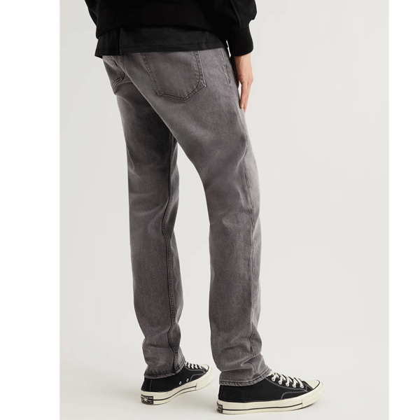 Grey Slim-Fit Stretch-Denim Jeans Pant PSM-9120