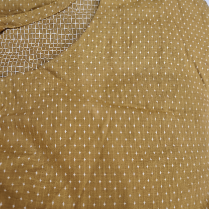 Mustard Jacquard Cotton Co-ord Set PSW-11219