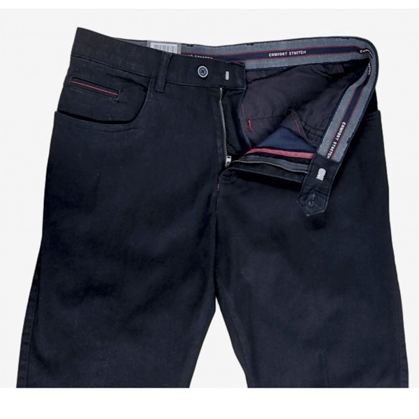 Navy Blue Regular Fit Cotton Pant PSM-9119