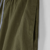 Olive Green Comfort Plus-Size Cotton Trousers PSM-8570