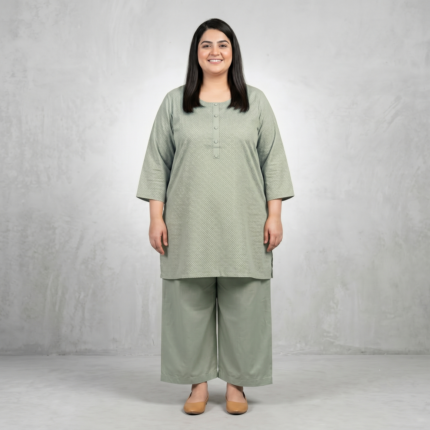 Pista Jacquard Cotton Co-ord Set PSW-11220