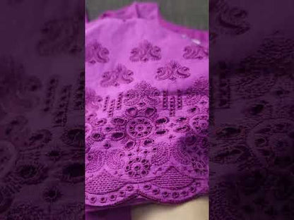 Purple Chikankari Lawn Co-Ord Set PSW-11585