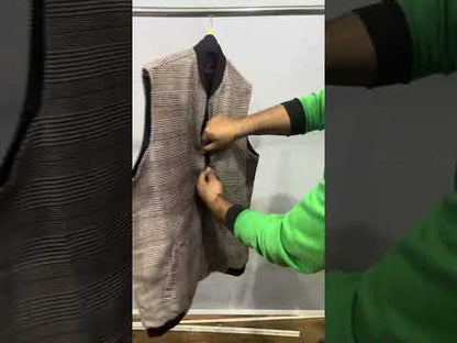 StoneGrey Heritage Check Zip Vest PSM-10520