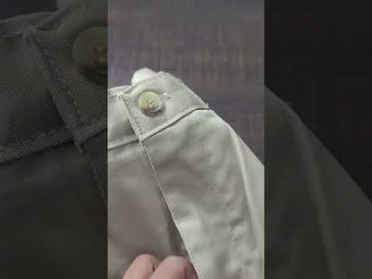 Khaki Cotton Chino Pants PSM-11550