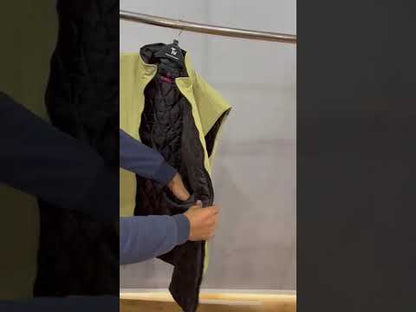 Desert Sand Plus-Size Sleeveless Puffer Jacket PSM-10003