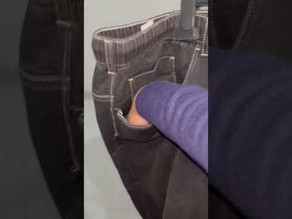 BlackEase Drawstring Denim Joggers Pent PSM-10499