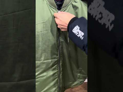 Olive Plus Size Bomber Jacket PSM-10531