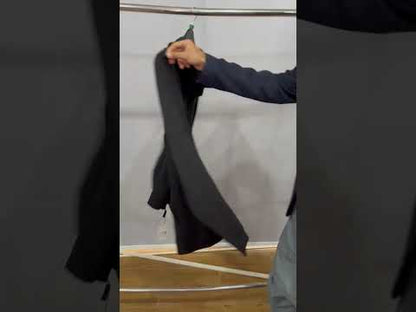 Black Classic Full-Zip Fleece Hoodie PSM-10454