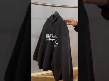 Black Essential Plus Size Hoodie PSM-10451