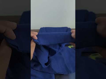 Navy Blue Irish Linen Co-Ord Set  PSW-11672