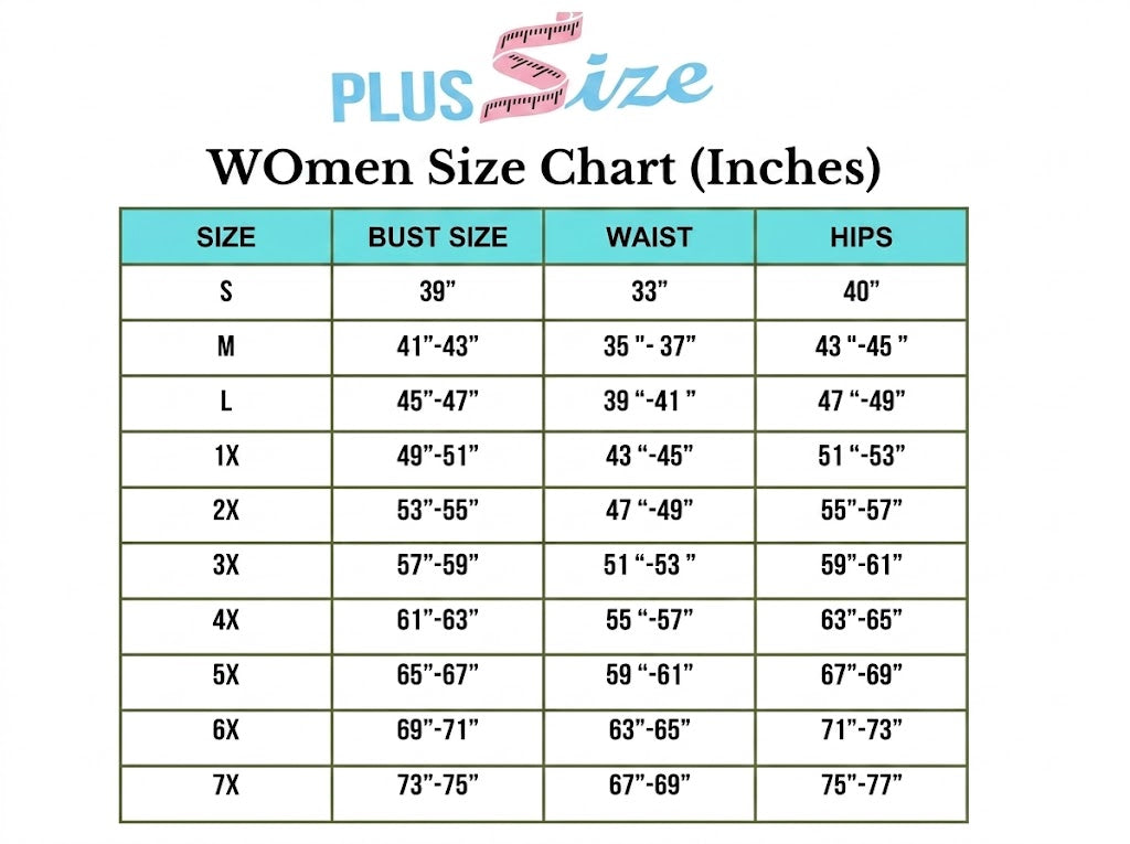 Size chart for Navy Watercolor Tulip Swing Ultimate Tee with Keyhole Back PSW-8025