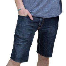 Blue Denim Plus Size Shorts For Men PSM-103