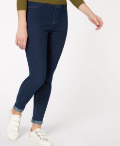 Blue High Waisted Bootcut Jeans PSW-6311