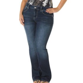 Plus Size Bootcut Jeans PSW-98