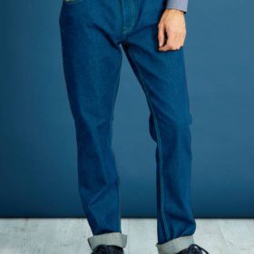 Blue Plus Size Big & Tall Denim Jeans PSM-254