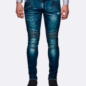 Blue Faded Style Jeans For Men PSM-554